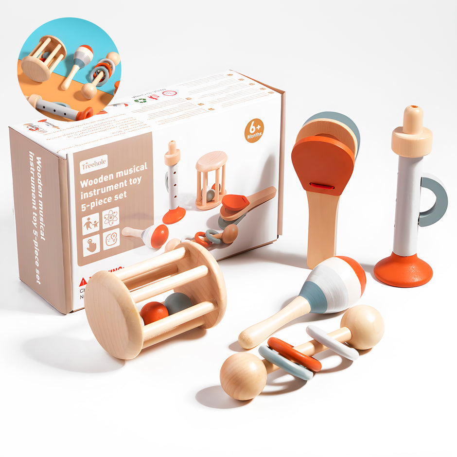 Mi Primera Banda Montessori – Set Musical de Madera