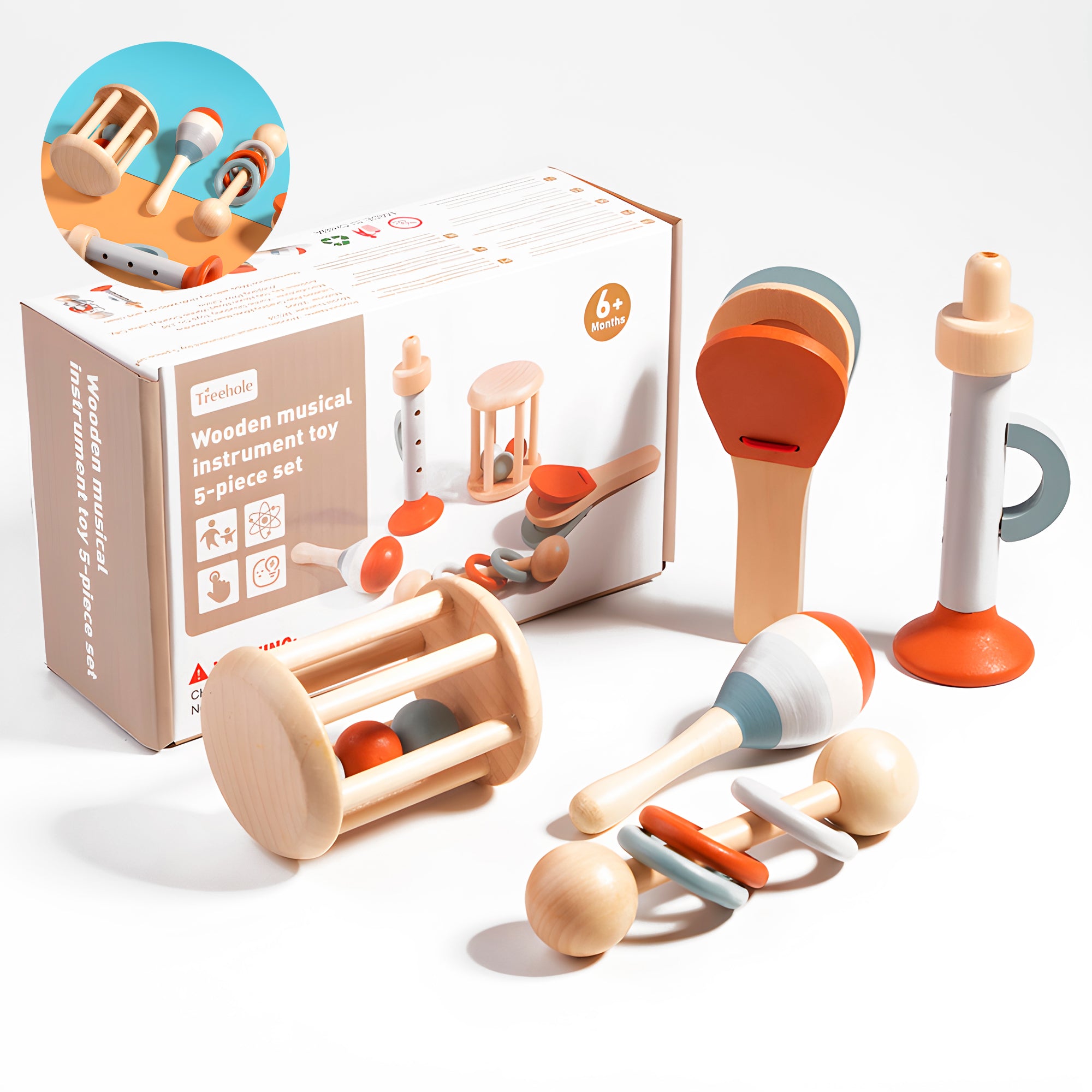 Mi Primera Banda Montessori – Set Musical de Madera