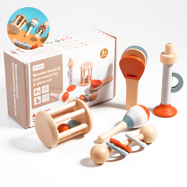 Mi Primera Banda Montessori – Set Musical de Madera