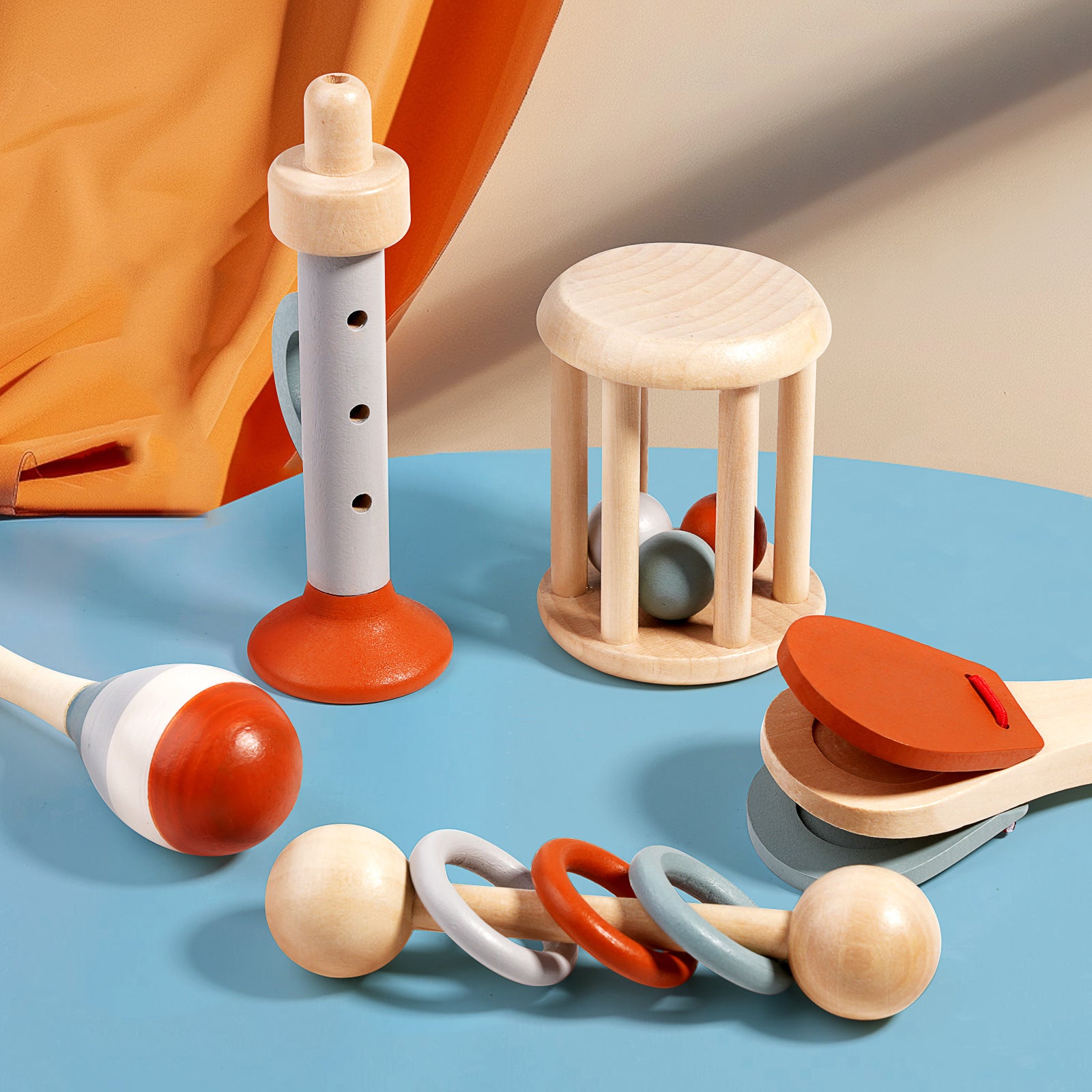 Set Musical de Madera “Pequeñas Melodías” – Montessori para Bebés