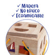 Palabras que cobran vida: Juego de Spelling con letras de madera y tarjetas ilustradas