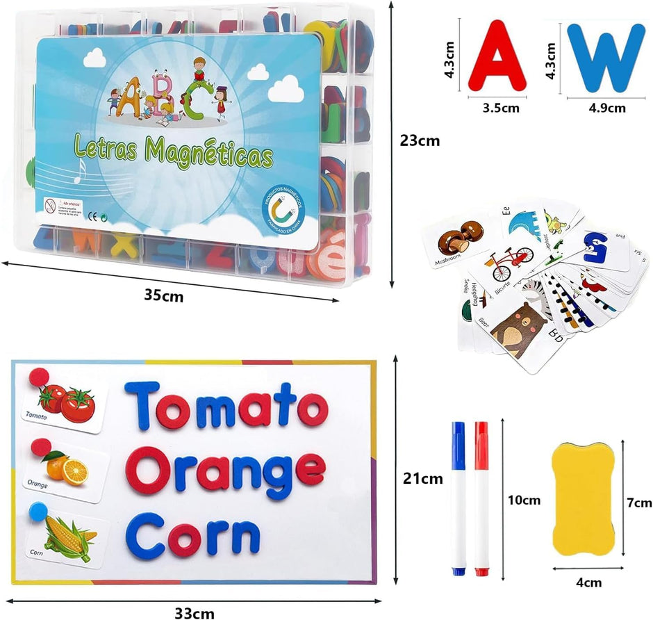 LetterLand – Mega Set de Letras Magnéticas