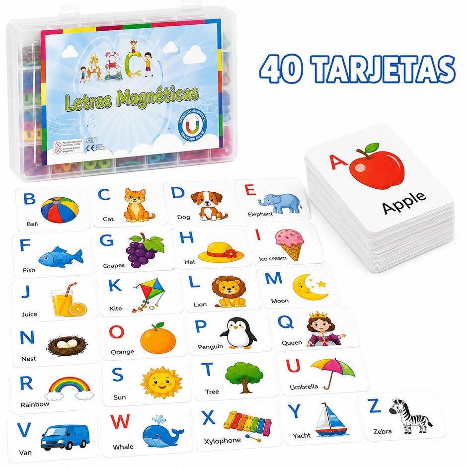 LetterLand – Mega Set de Letras Magnéticas