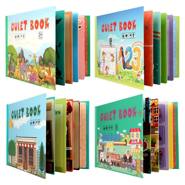 123 Aventuras Numéricas: Libro Interactivo con Velcro para Aprender Jugando