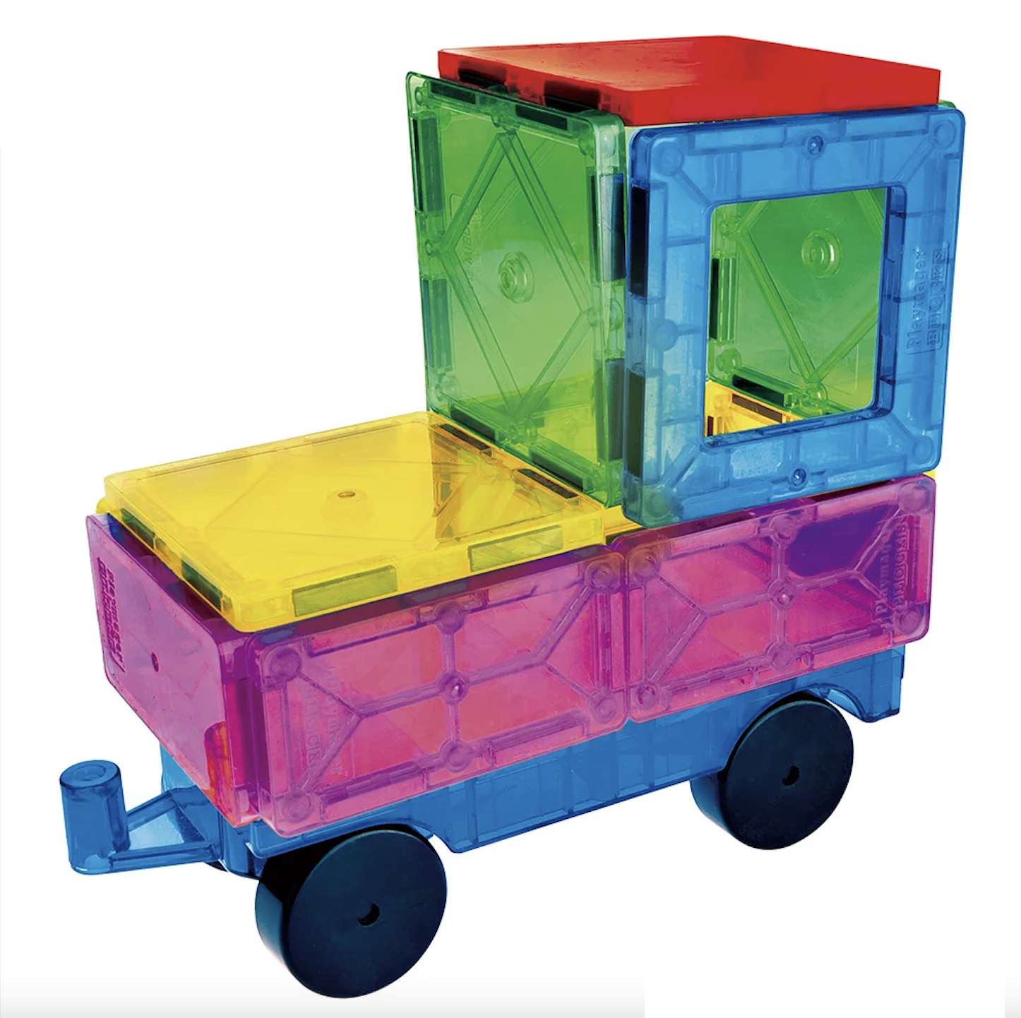 Magnetic Tiles – 180 piezas para construir estructuras más grandes, explorar y aprender sin límites