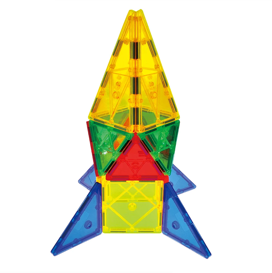 Magnetic Tiles – 180 piezas para construir estructuras más grandes, explorar y aprender sin límites