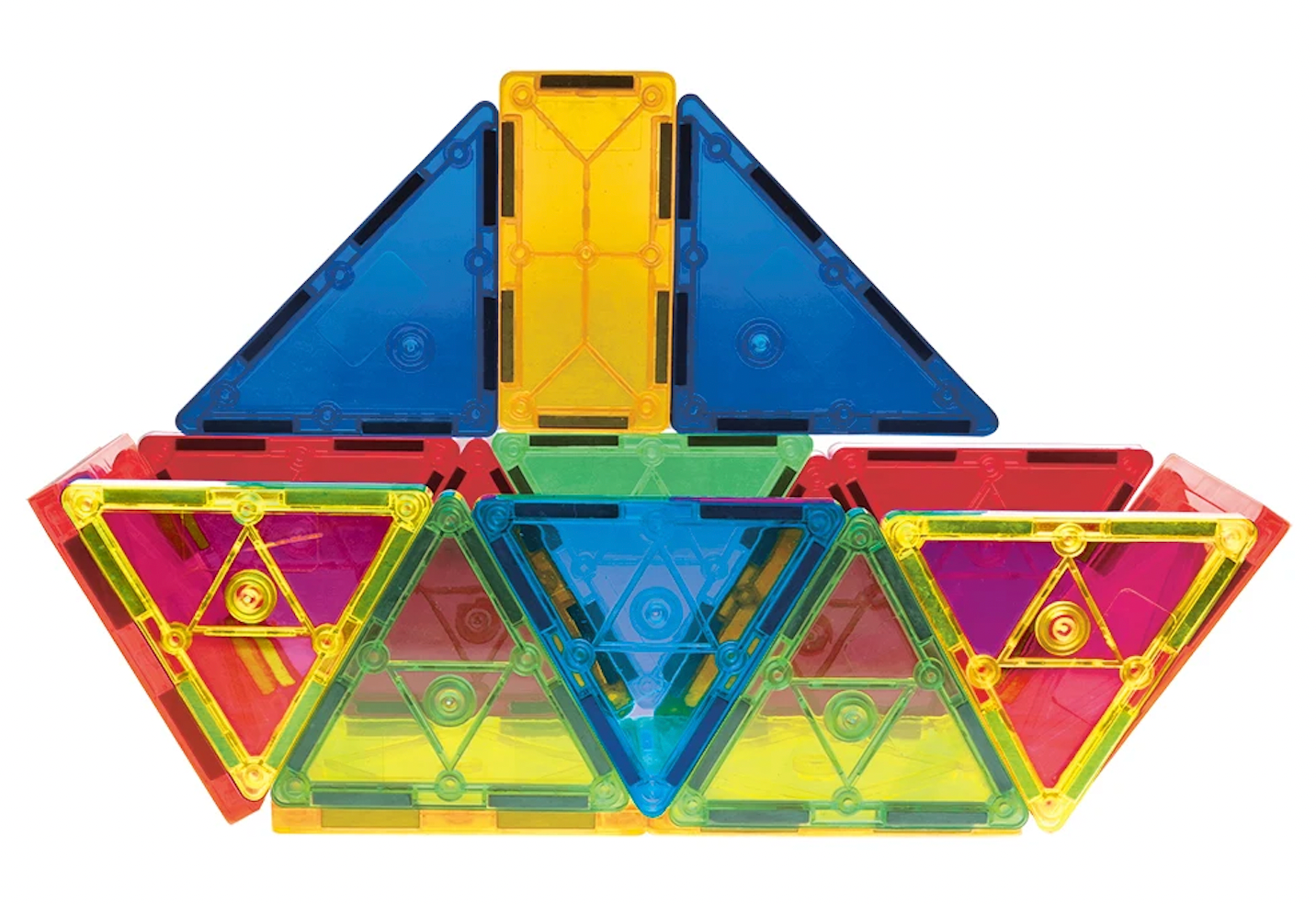 Magnetic Tiles – 180 piezas para construir estructuras más grandes, explorar y aprender sin límites