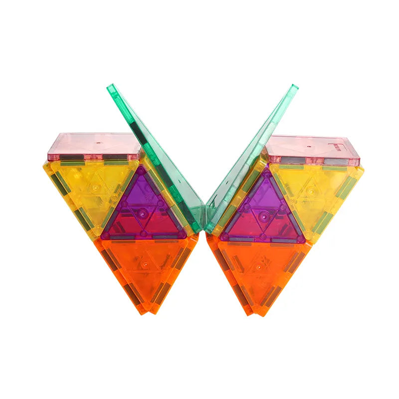 Magnetic Tiles – 180 piezas para construir estructuras más grandes, explorar y aprender sin límites