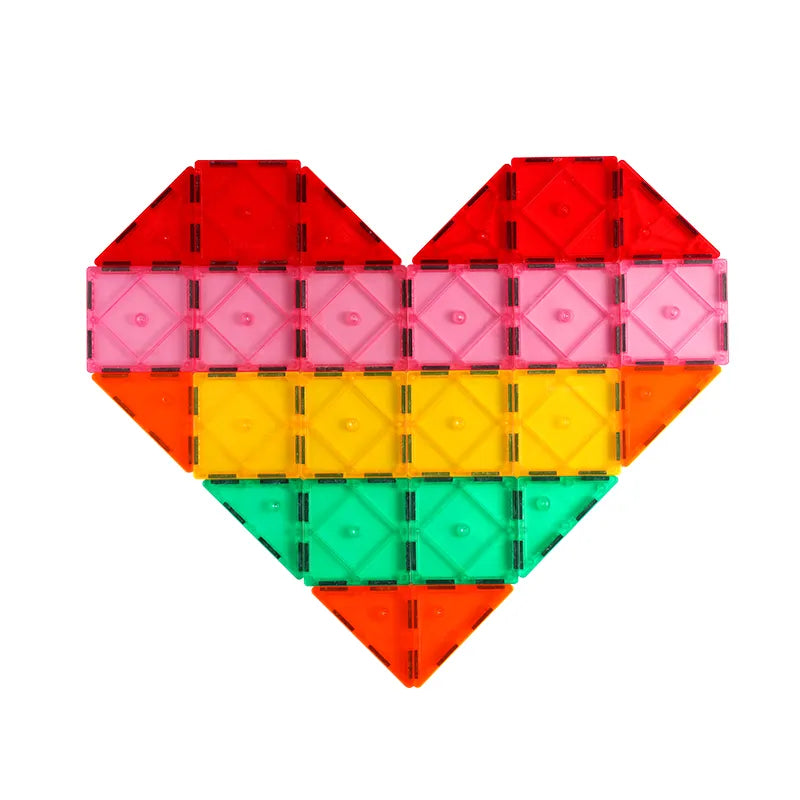 Magnetic Tiles – 180 piezas para construir estructuras más grandes, explorar y aprender sin límites