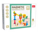 Magnetic Tiles Marble Run – 80 piezas para construir circuitos con toboganes