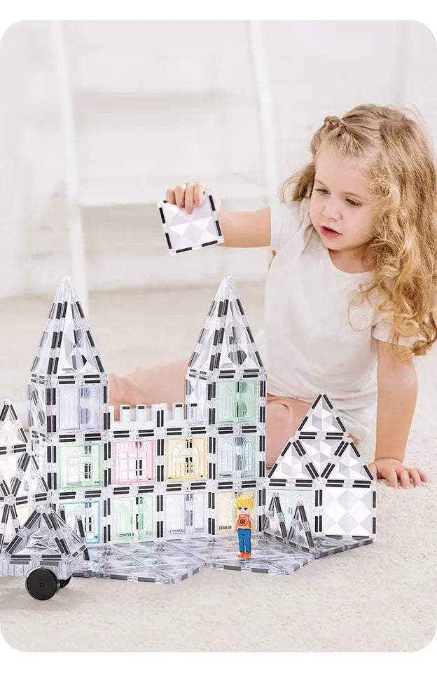 Magnetic Tiles Starshine – 100 piezas para construir, crear y aprender jugando