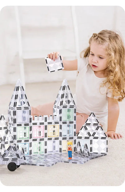 Magnetic Tiles Starshine – 100 piezas para construir, crear y aprender jugando