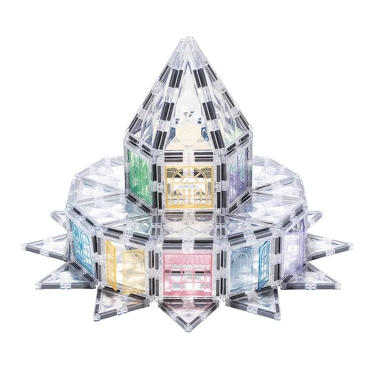 Magnetic Tiles Starshine – 100 piezas para construir, crear y aprender jugando