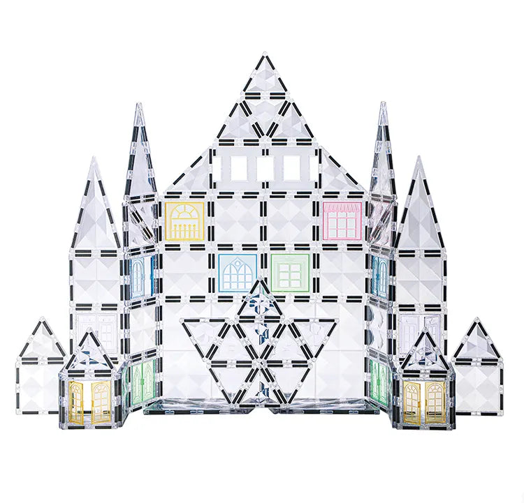 Magnetic Tiles Starshine – 100 piezas para construir, crear y aprender jugando