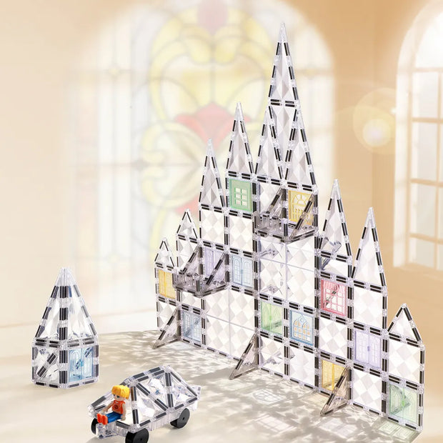 Magnetic Tiles Starshine – 100 piezas para construir, crear y aprender jugando