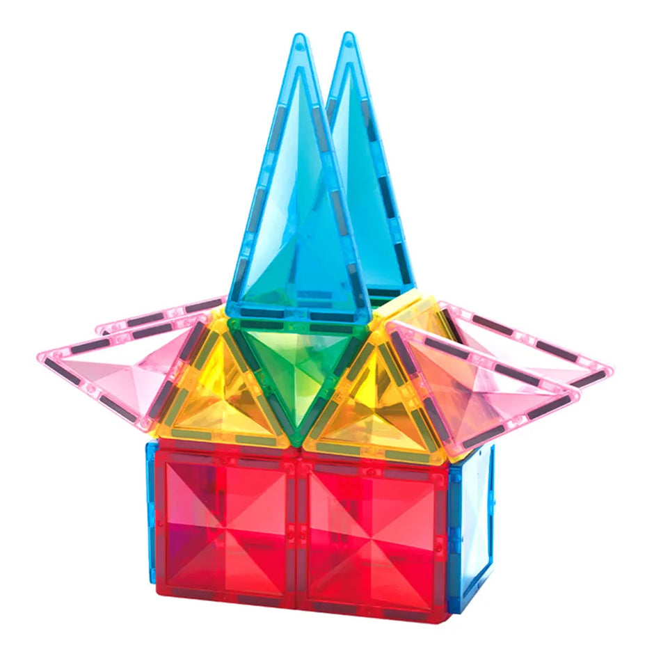 Magnetic MagnaTiles Starshine – 25 piezas para iniciarse en la construcción magnética
