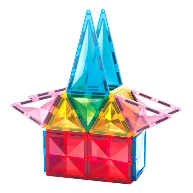 Magnetic MagnaTiles Starshine – 25 piezas para iniciarse en la construcción magnética