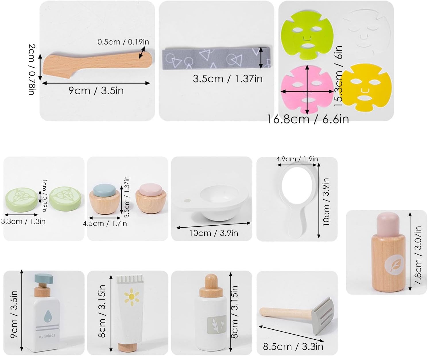 Mini Spa Day – Set de Spa y Maquillaje de Madera para Niños