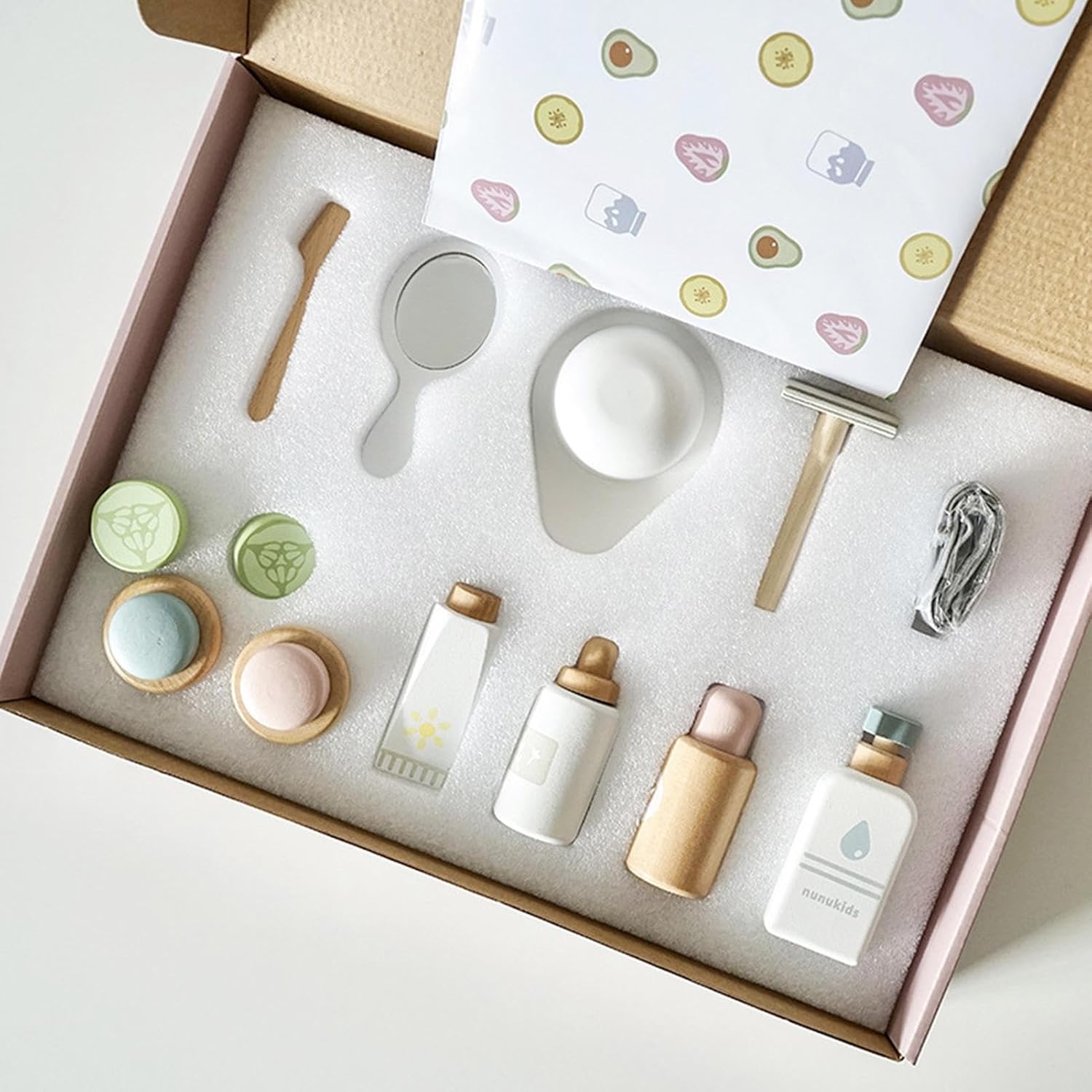 Mini Spa Day – Set de Spa y Maquillaje de Madera para Niños