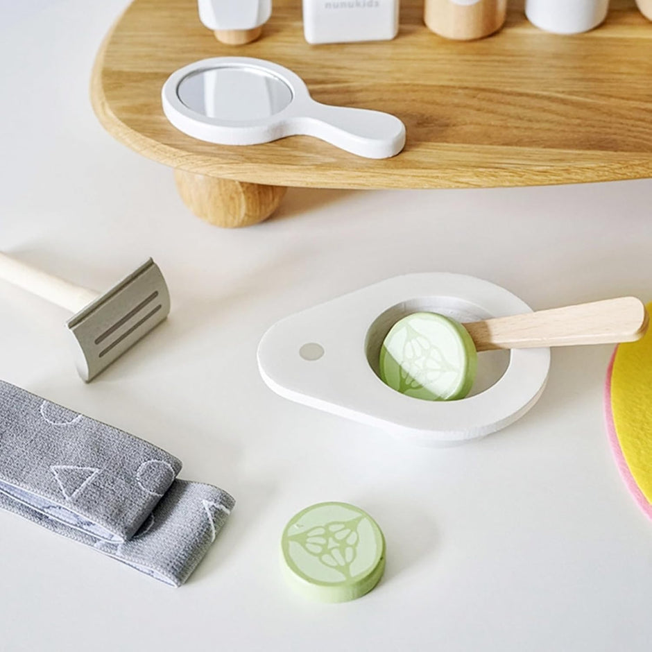 Mini Spa Day – Set de Spa y Maquillaje de Madera para Niños