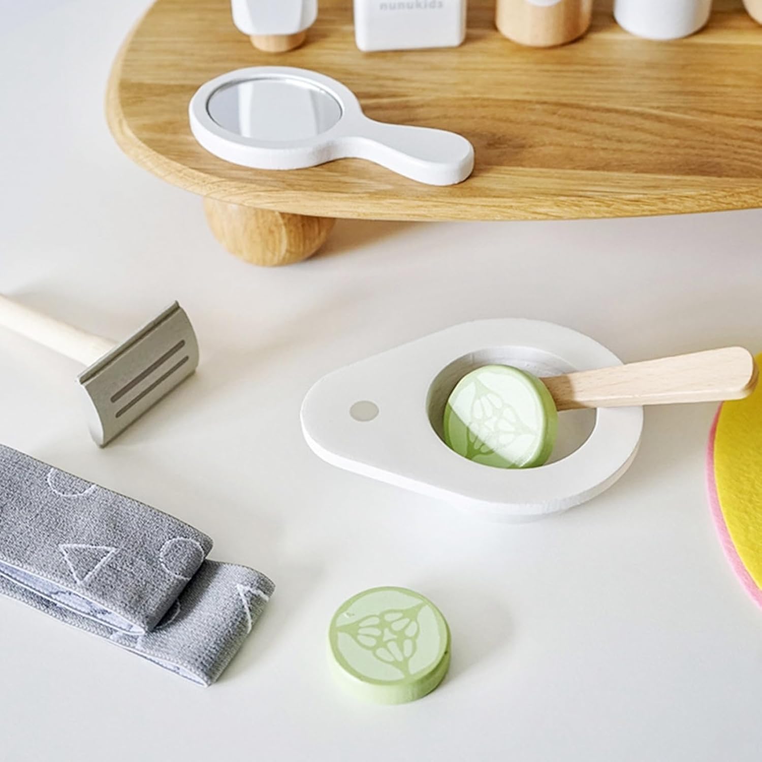 Mini Spa Day – Set de Spa y Maquillaje de Madera para Niños