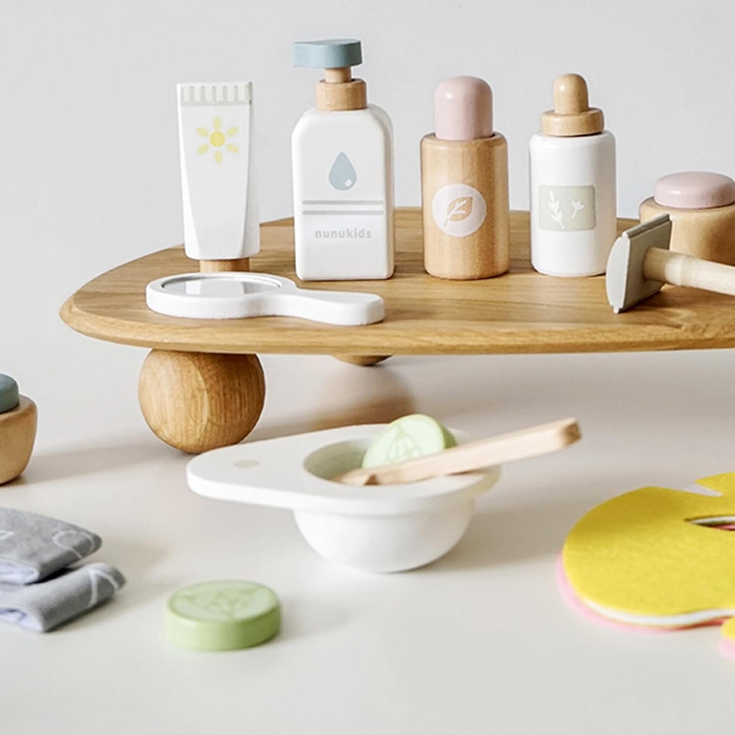 Mini Spa Day – Set de Spa y Maquillaje de Madera para Niños