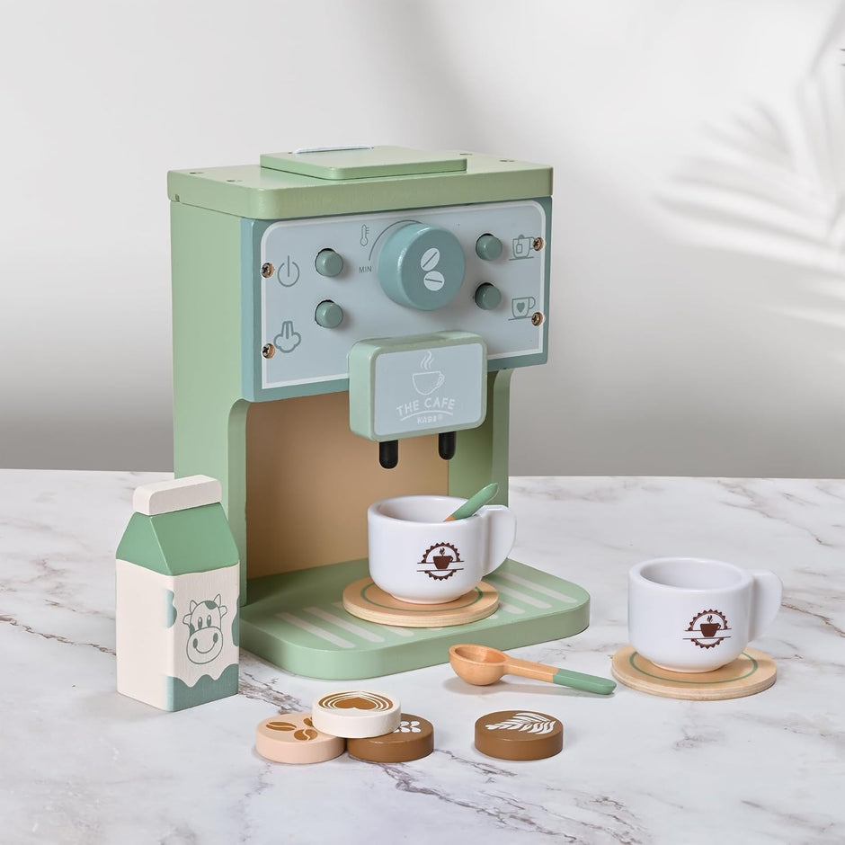 Mini Barista – Máquina de Café de Madera