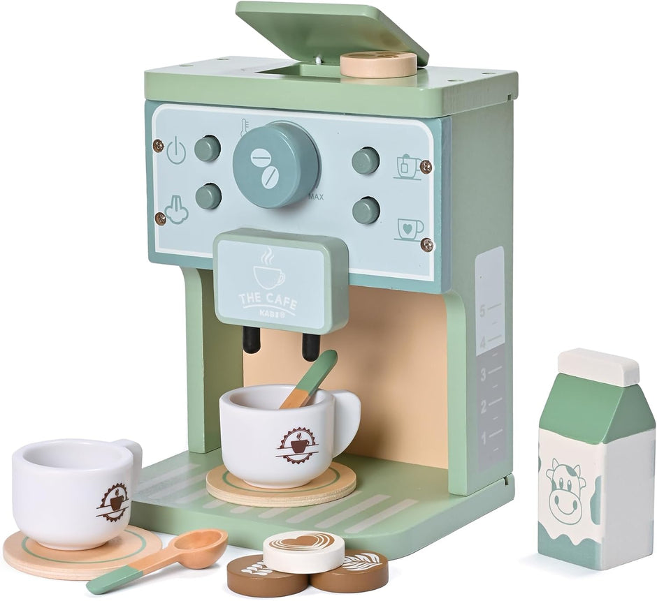 Mini Barista – Máquina de Café de Madera
