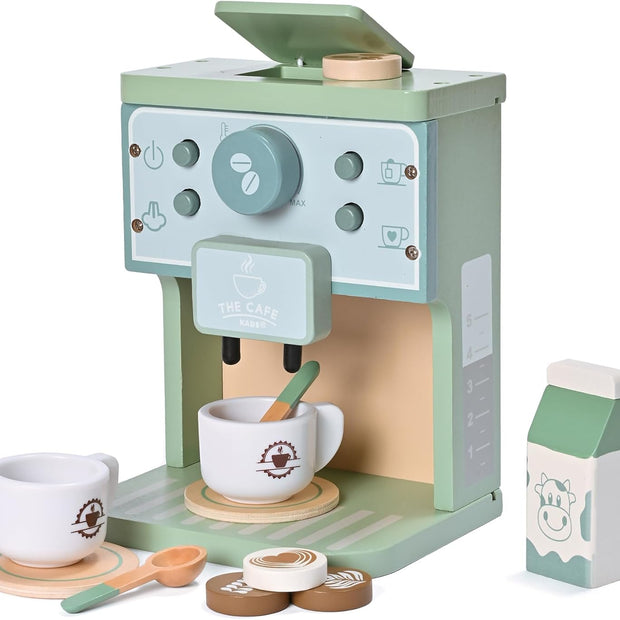 Mini Barista – Máquina de Café de Madera
