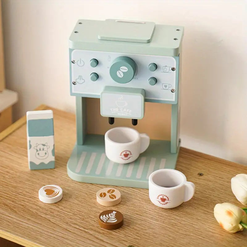 Mini Barista – Máquina de Café de Madera