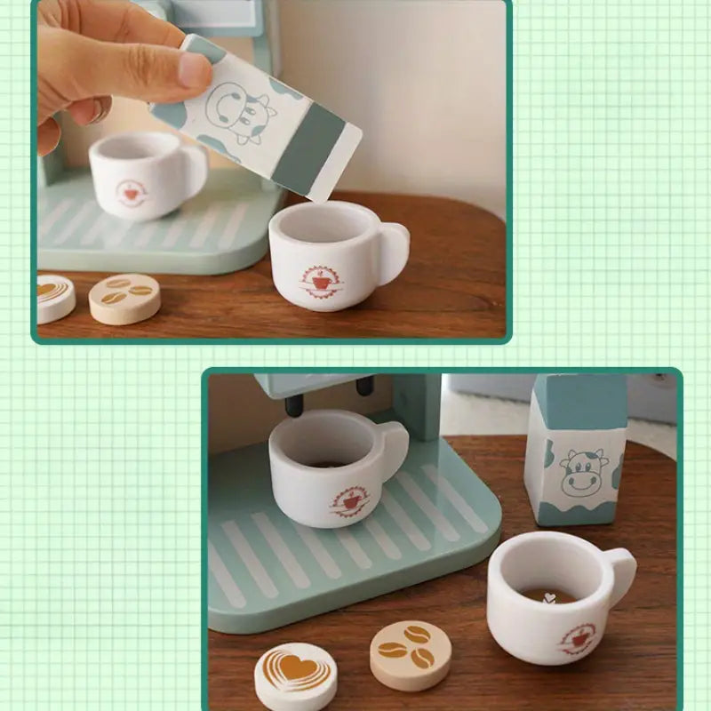 Mini Barista – Máquina de Café de Madera