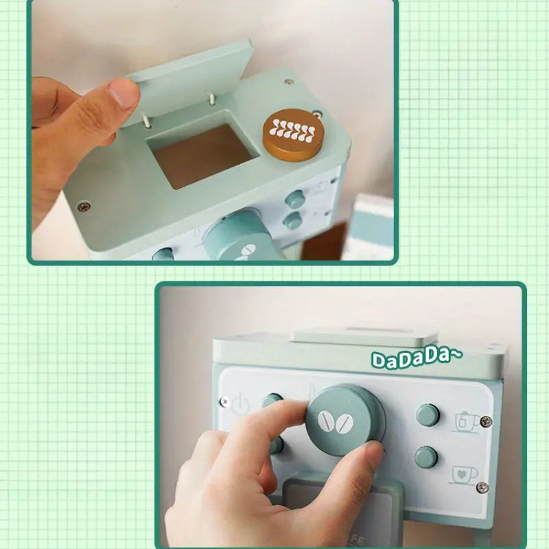 Mini Barista – Máquina de Café de Madera