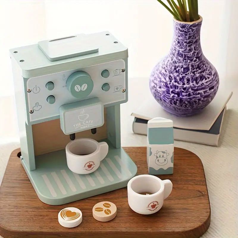 Mini Barista – Máquina de Café de Madera