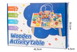 Mesa de Actividades de Madera Pequeños Exploradores