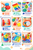 Mesa de Actividades de Madera Pequeños Exploradores