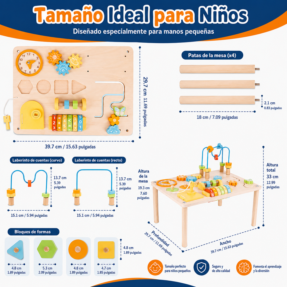 Discovery Station – Mesa Explora y Aprende 8 en 1