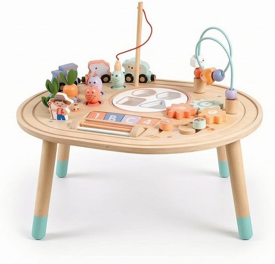 Mesa Montessori 10 en 1 – Pequeños Descubrimientos