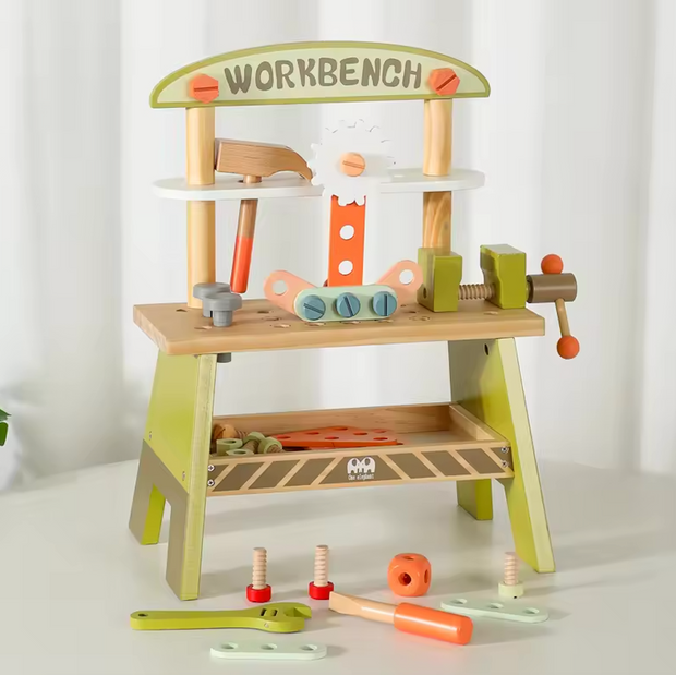Mini Workbench – Mi Primera Mesa de Herramientas Montessori