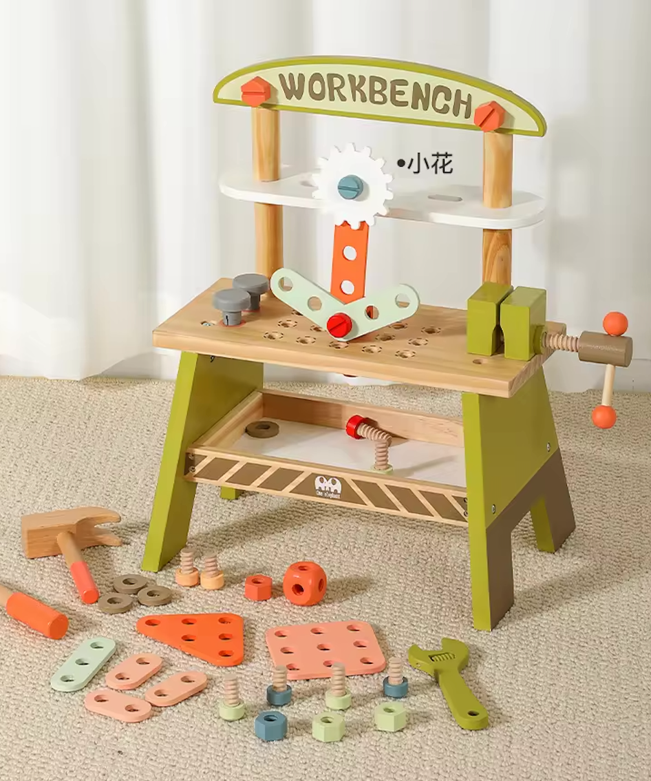 Mini Workbench – Mi Primera Mesa de Herramientas Montessori