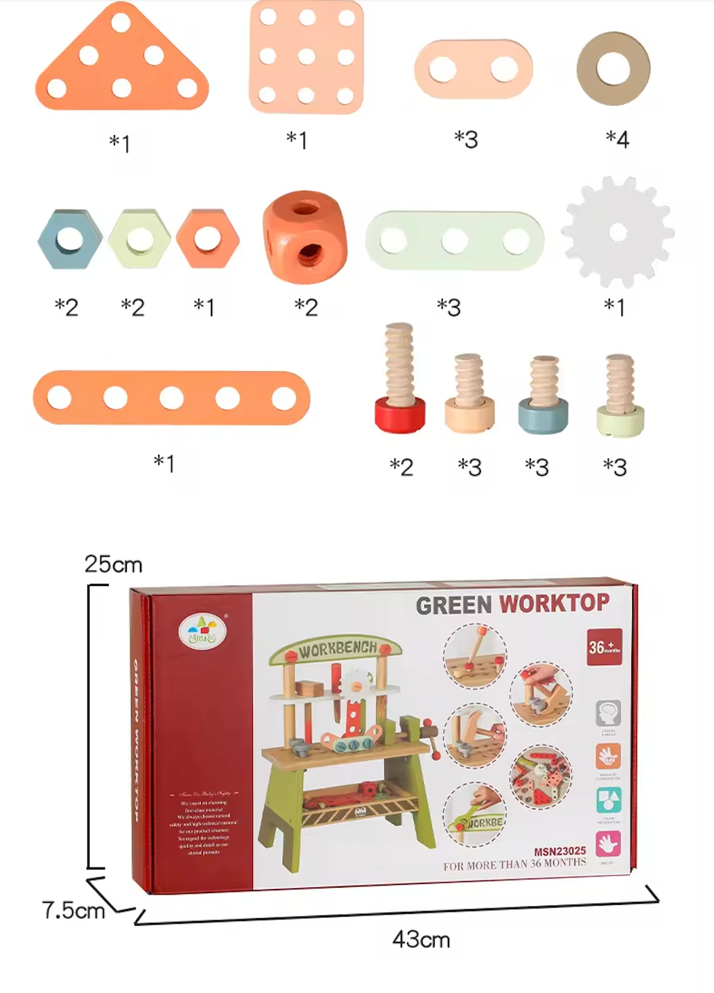 Mini Workbench – Mi Primera Mesa de Herramientas Montessori