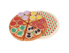 Pizza de Madera con Ingredientes Intercambiables – 27 piezas para crear, cortar y compartir