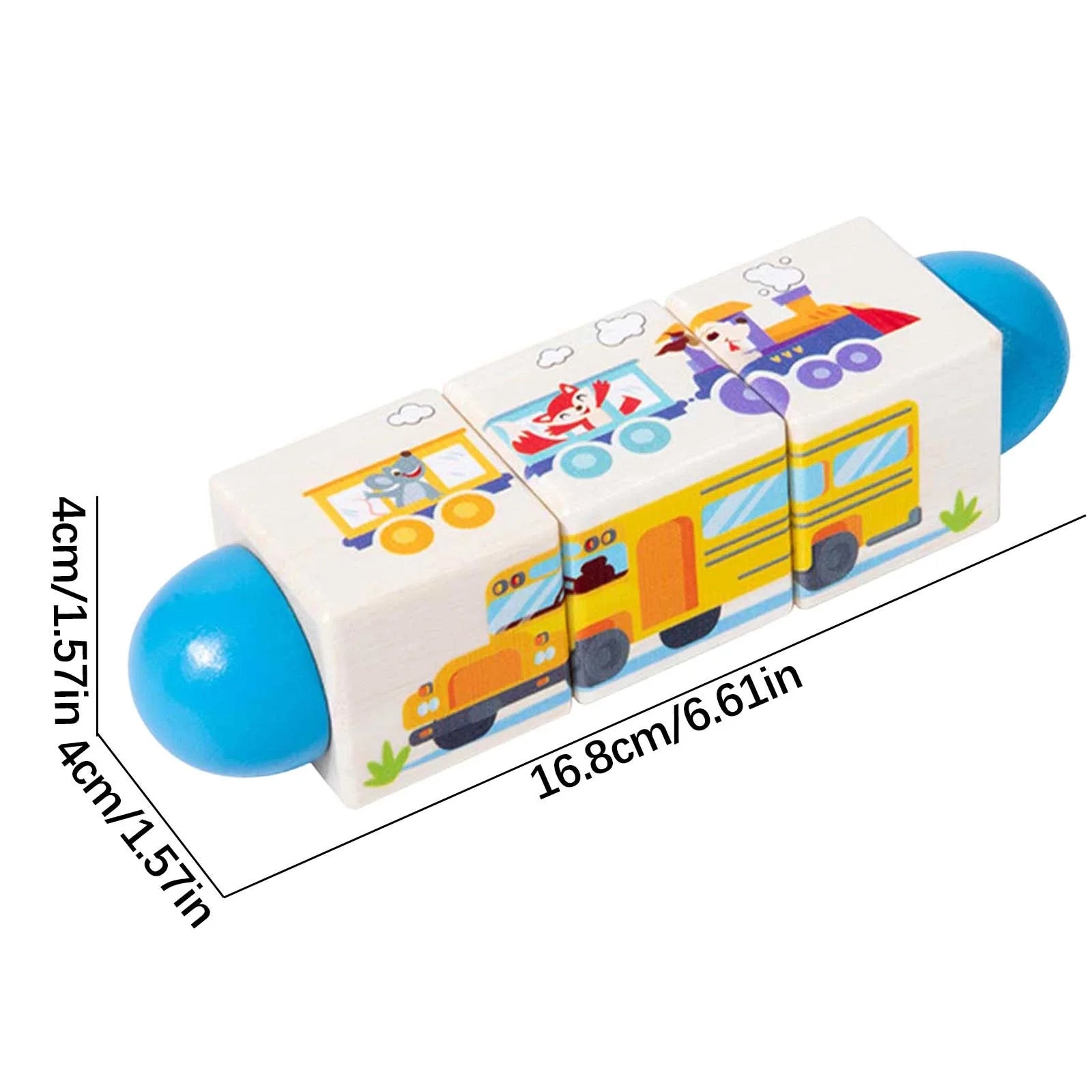 Twist & Match Vehículos – Puzzle Giratorio de Transporte