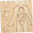 Explora el Cuerpo Humano: Puzzle Anatómico Montessori (Niña)