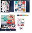 Juego Magnético de Transportes 2 en 1 | Rompecabezas Magnético + Juego de Mesa | Portátil