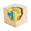 Cubos Desafío de Colores – Rompecabezas de Madera Montessori