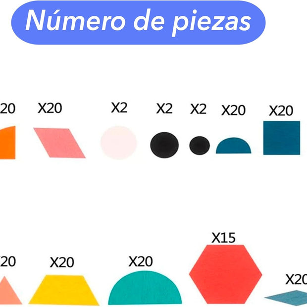 Rompecabezas Creativo de Figuras “Pequeños Genios”