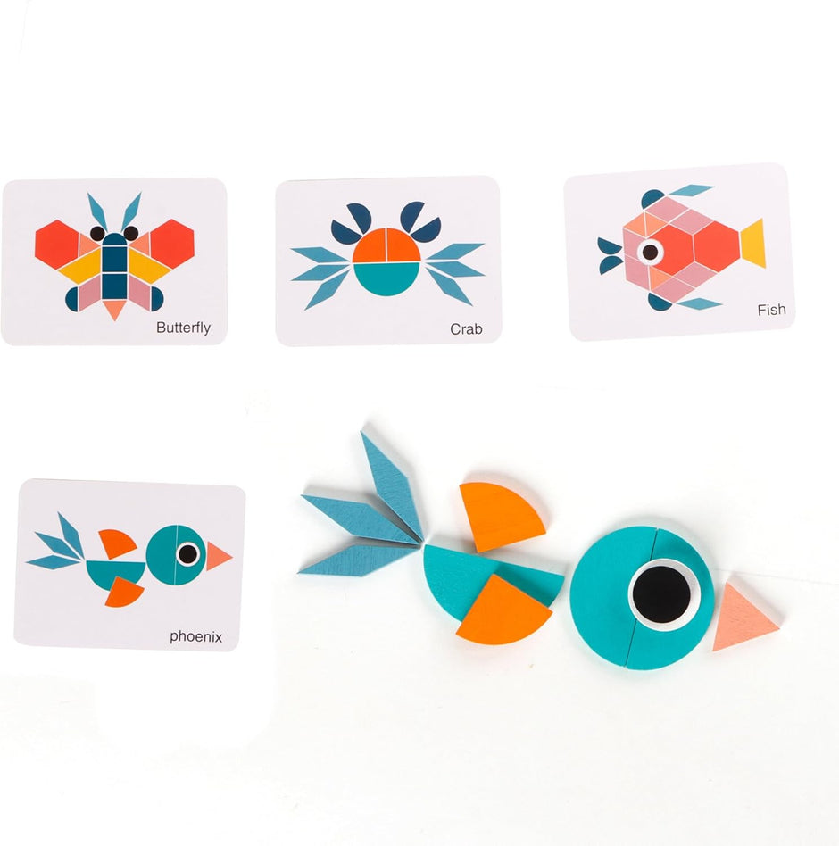 Rompecabezas Creativo de Figuras “Pequeños Genios”