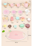 Tea Time Blossom – Set de Té de Madera