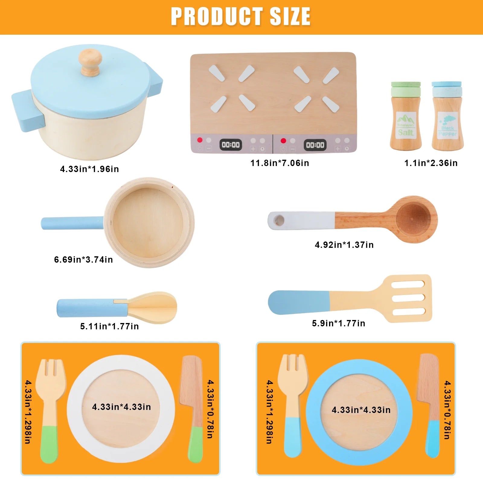 Mini Chef Studio - Set de Cocina de Madera