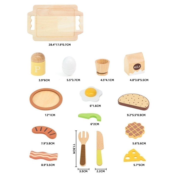 Desayuno a la cama - Set de Cocina para Pequeños Chefs